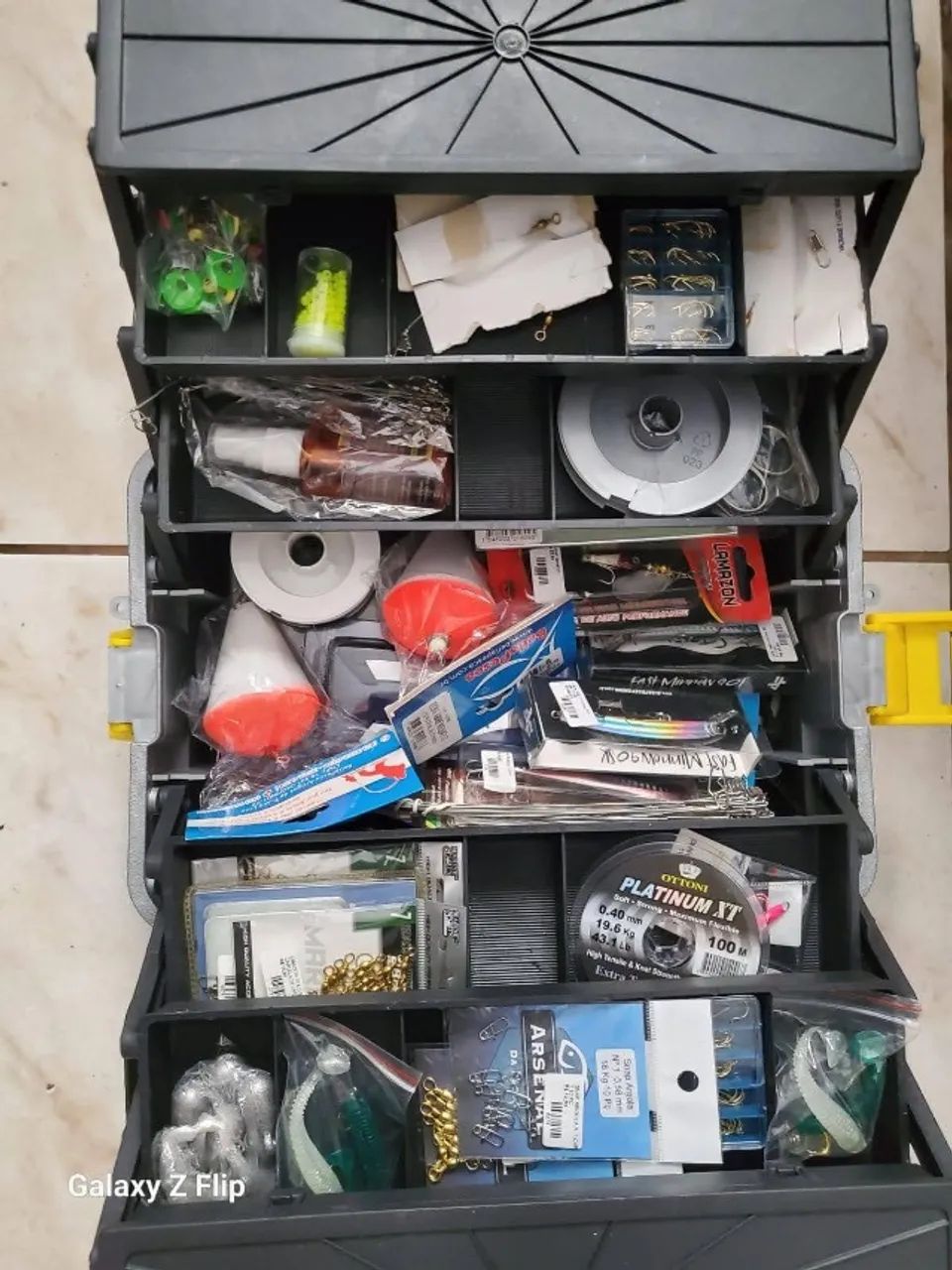 Caixa Box de Pesca Completa Pronta