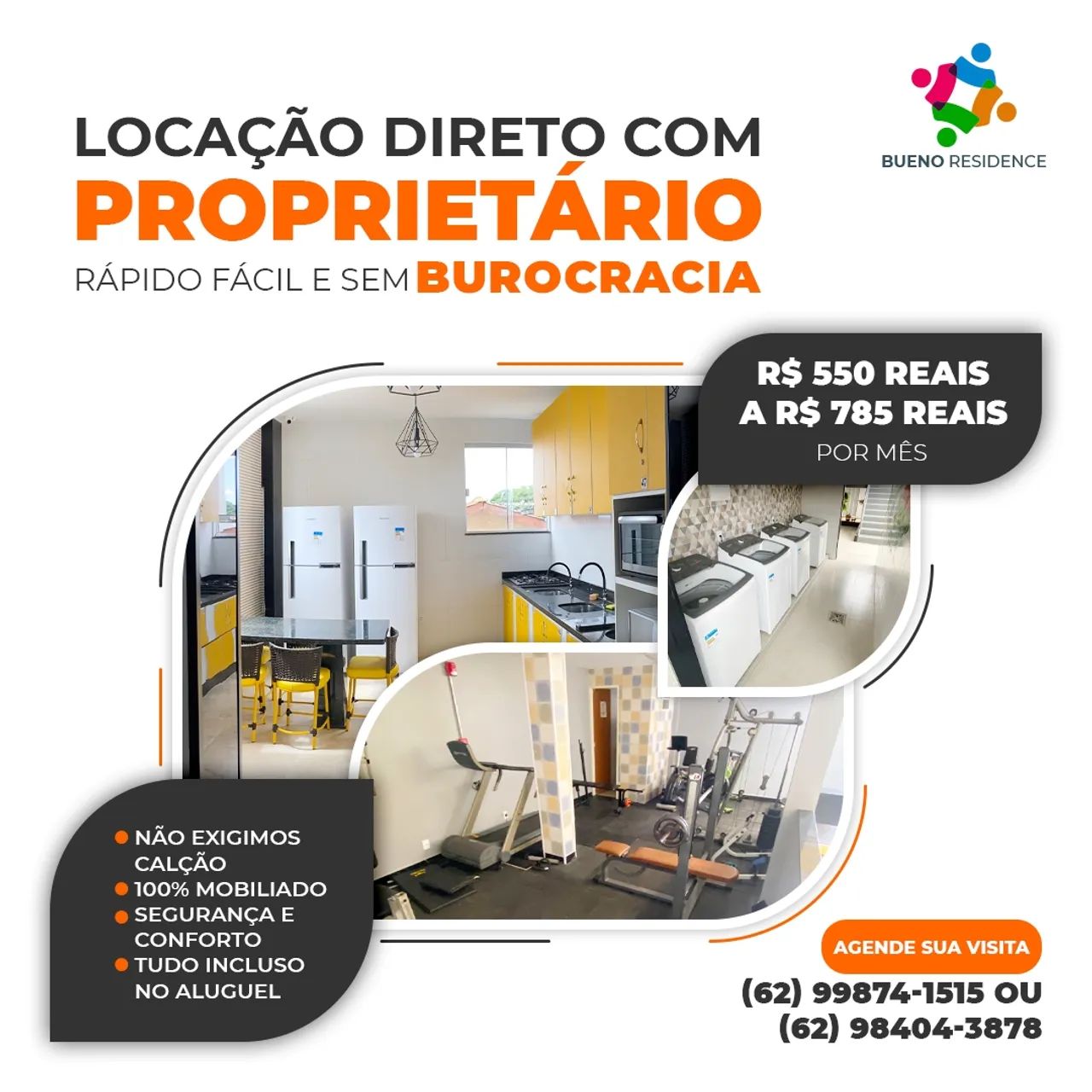 Kitnets para locação, entrada imediata, com internet de brinde