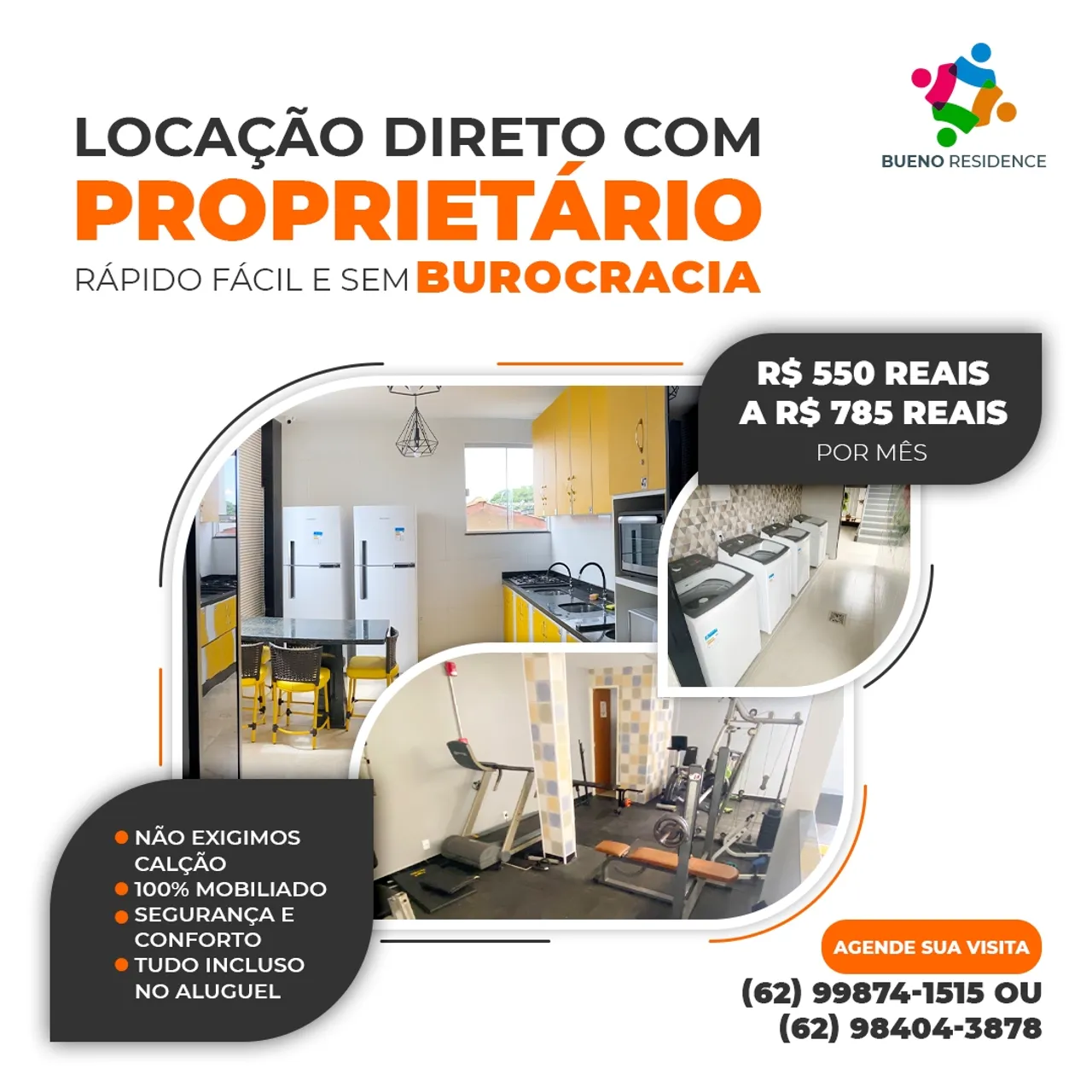Kitnets para locação, entrada imediata, com internet de brinde