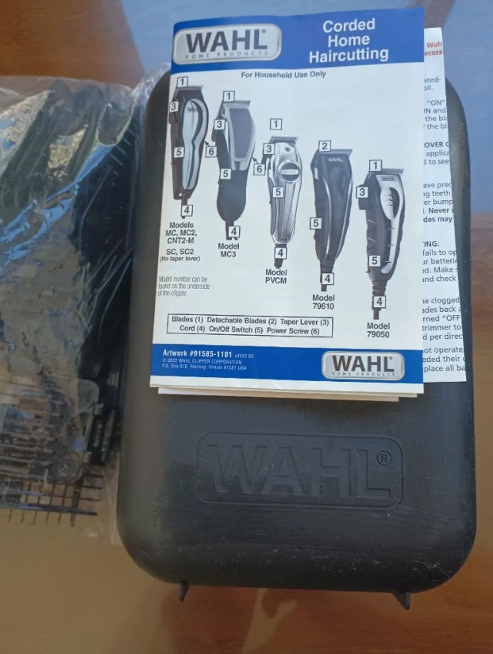 Máquina de Cortar Cabelo Wahl precision premium c/ fio nova na caixa - Foto 4