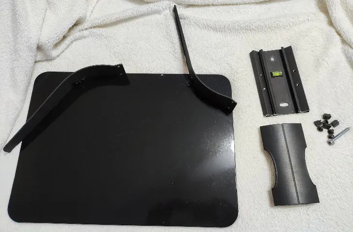 Suporte para TV de Parede tipo Prateleira de Vidro - Foto 2