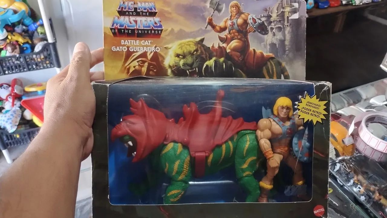 Gato guerreiro mais o he-man