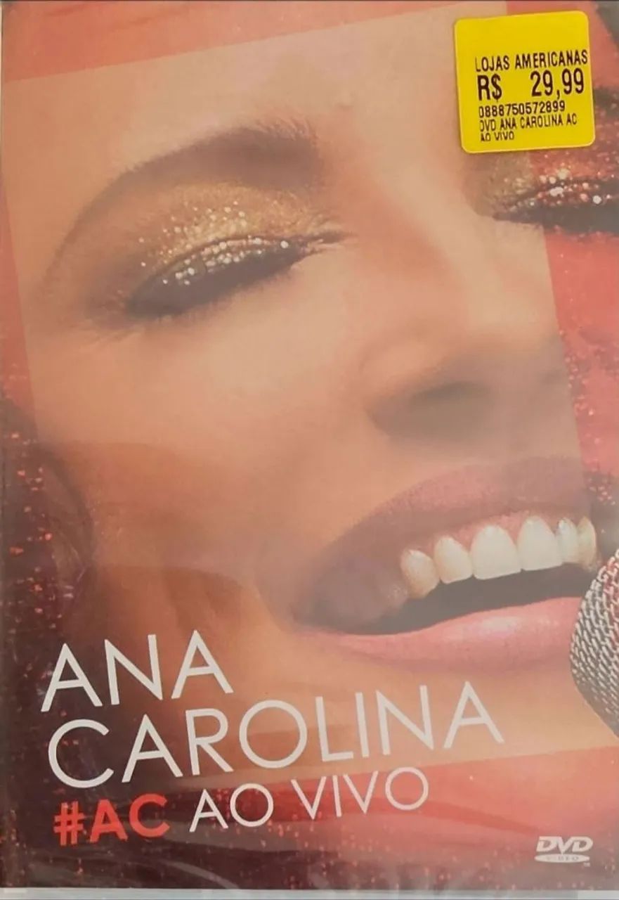 DVD Ana Carolina Ao Vivo