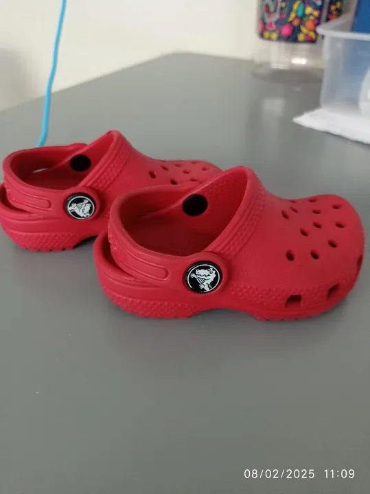 Crocs Vermelhos Bebê 