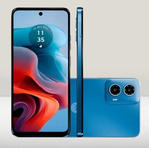 Motorola G34 5g 128gb nfc novo na cor azul - Foto 2