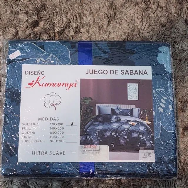 Jogo de Lençol Solteiro 120x190 3 peças