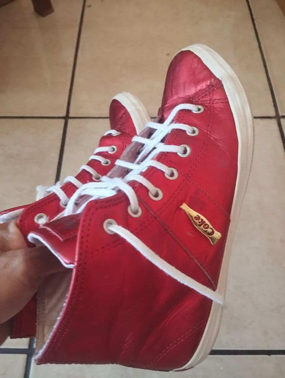 Tênis Coca-Cola Vermelho número 37
