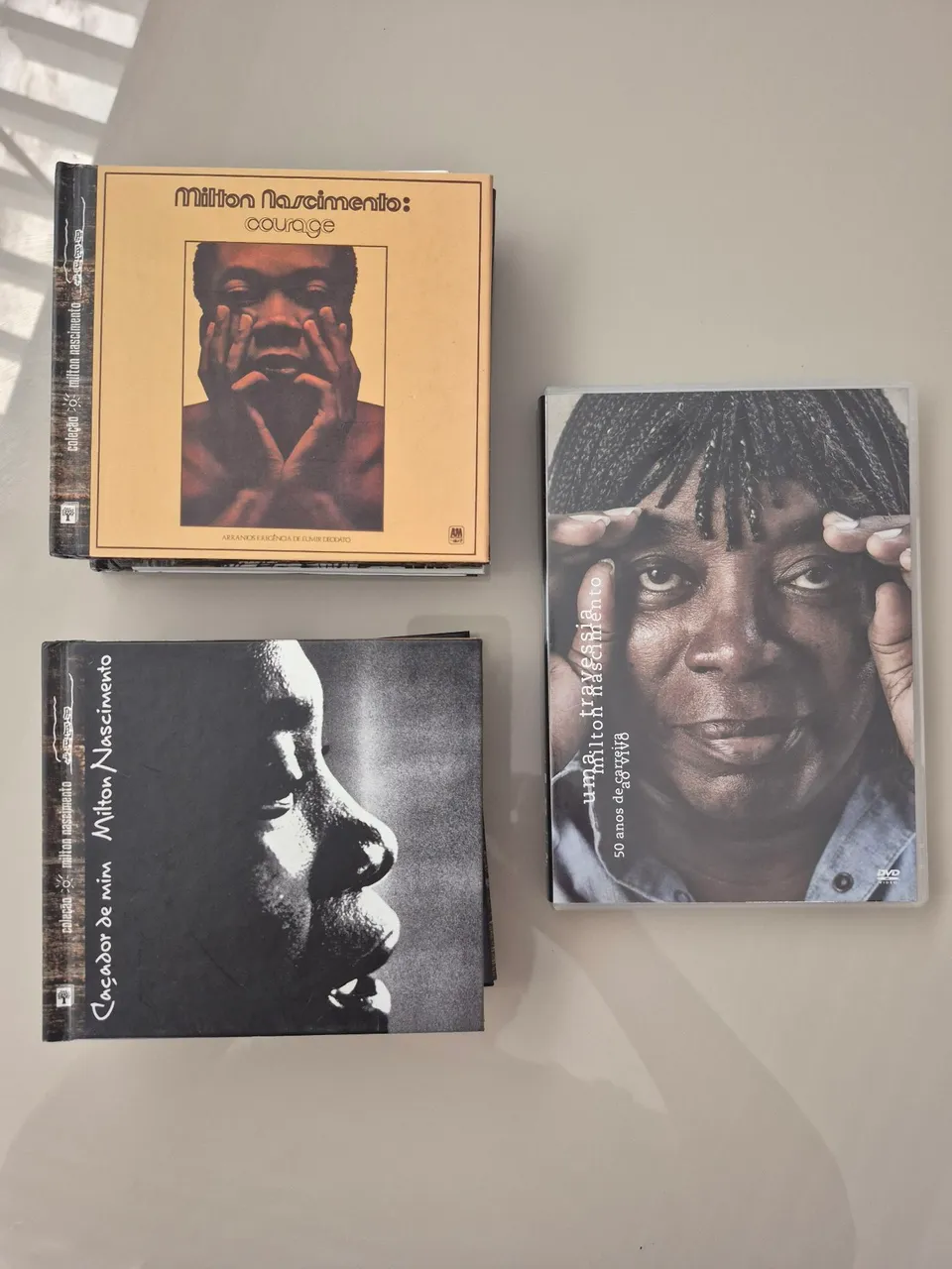 Coleção Milton Nascimento - CDs e DVD