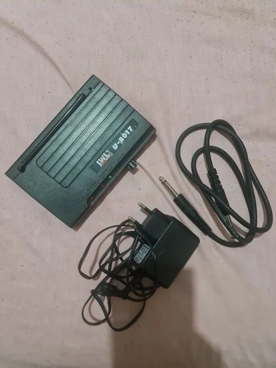 Microfone JWL Sem Fio muito bem conservsdo - Foto 4