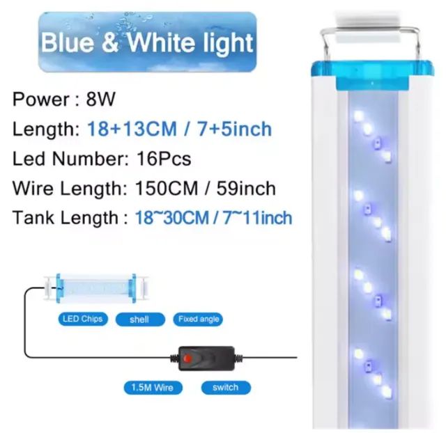 Luminária LED 8W para Aquário - Foto 4