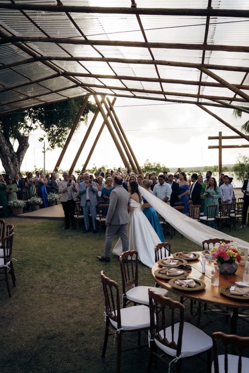 Vestido de noiva branco  - Foto 4