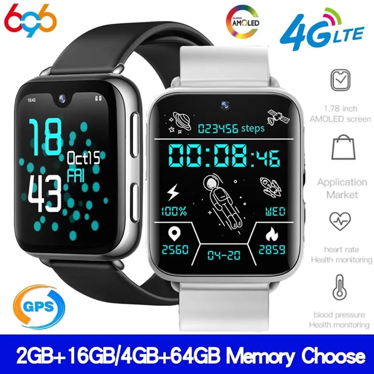 Smartwatch Android 16G - Foto 2