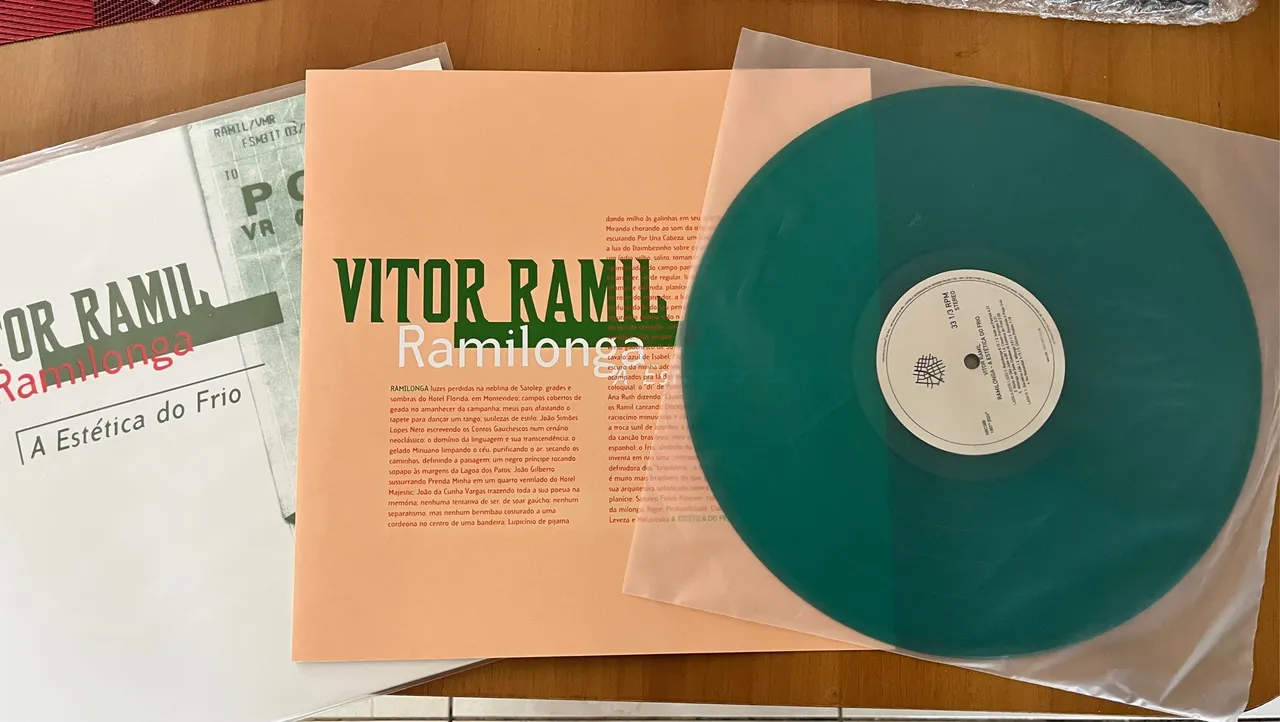Disco de Vinil Vitor Ramil - A Estética do Frio