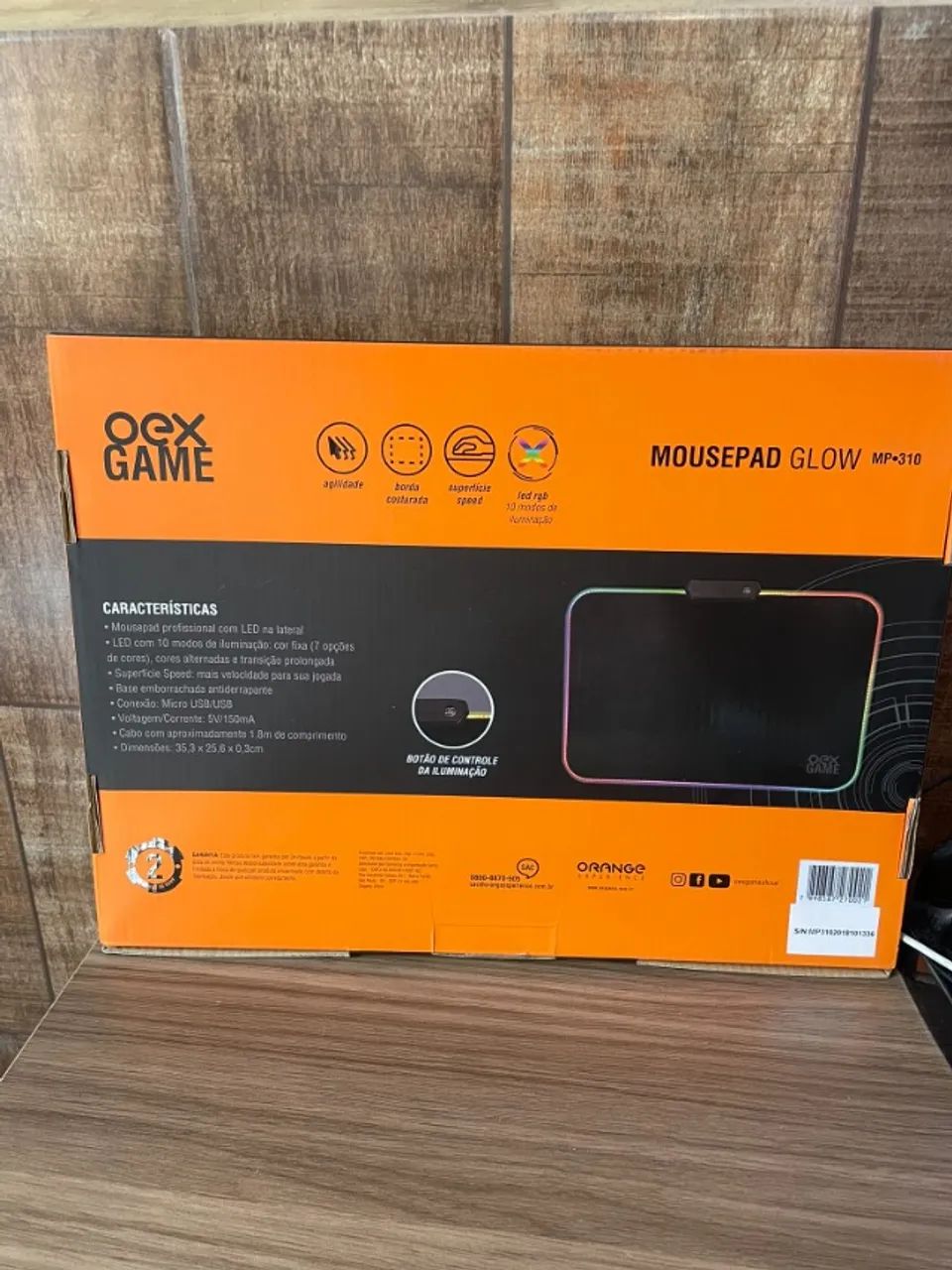 Mousepad Gamer com LED (353x256mm)  - Foto 6