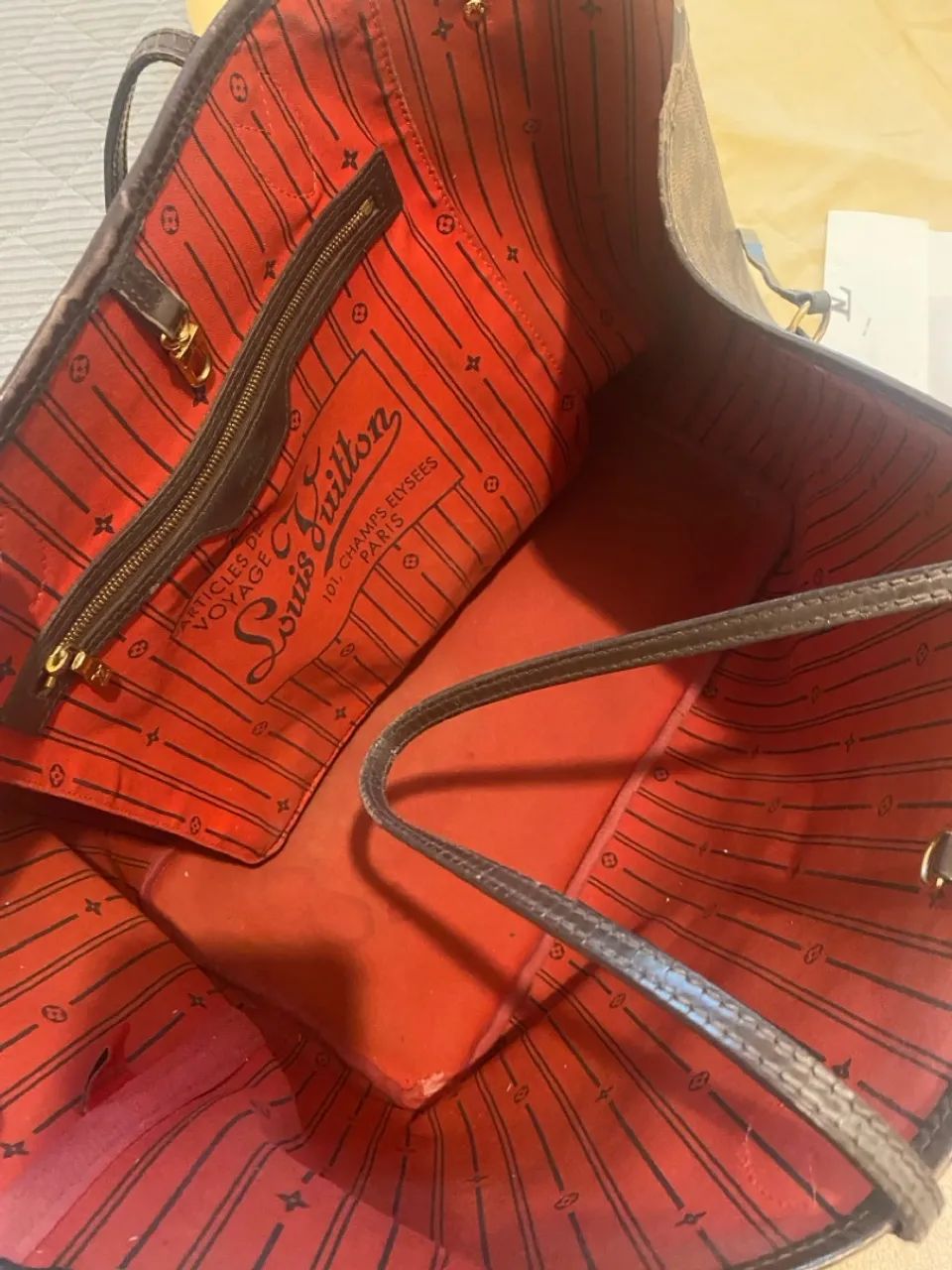 Bolsa Louis Vuitton Neverfull G/M - Foto 3