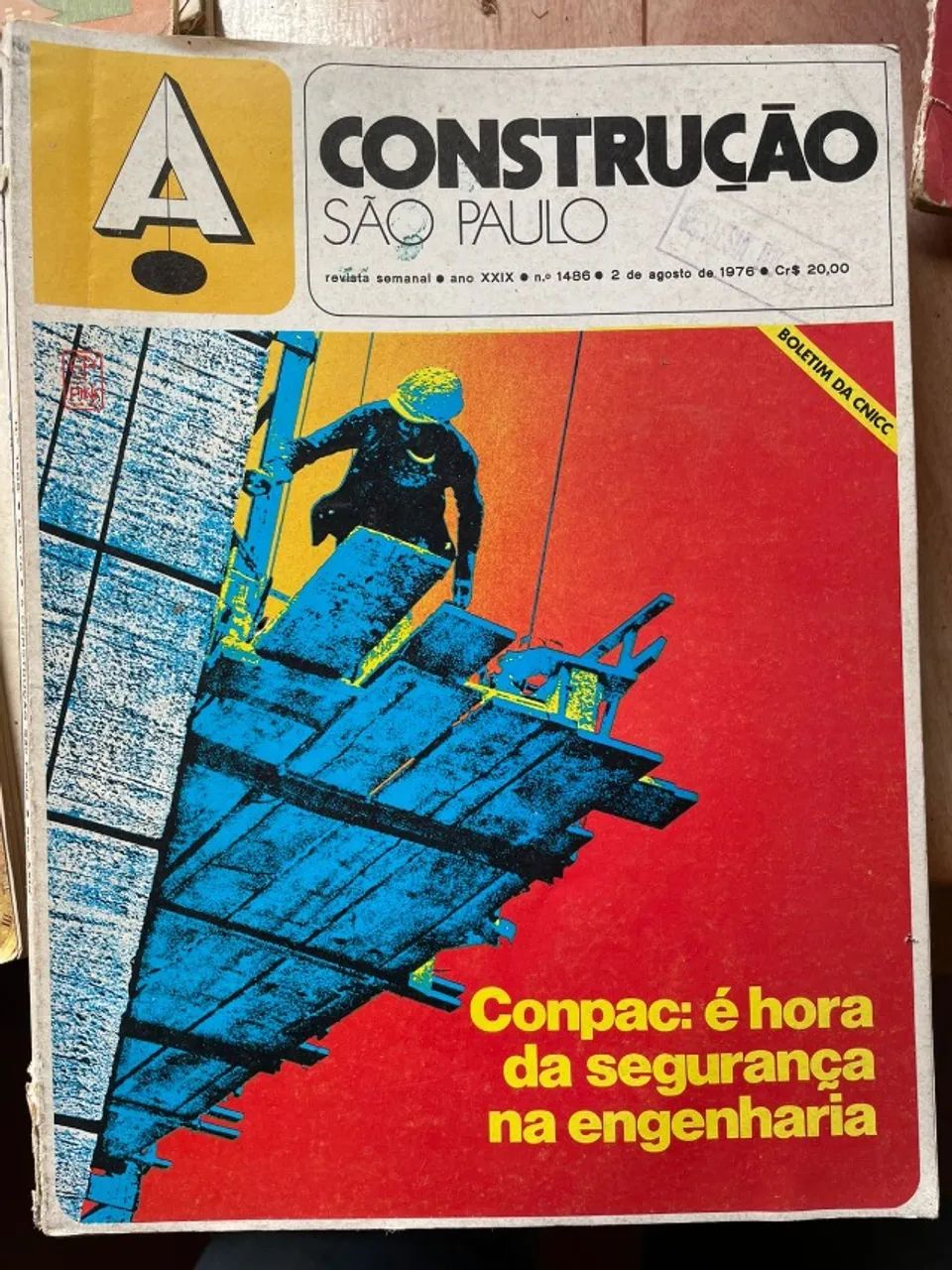 PARA COLECIONADORES - 3 Exemplares Antigos da Revista "A Construção São Paulo"