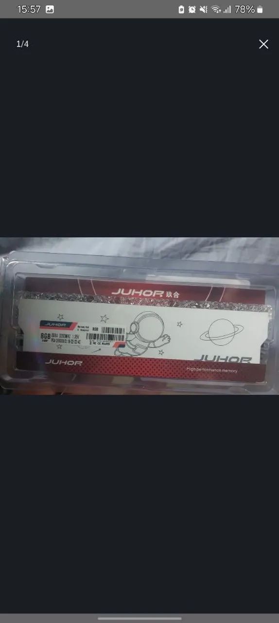 Kit duas memórias ram!