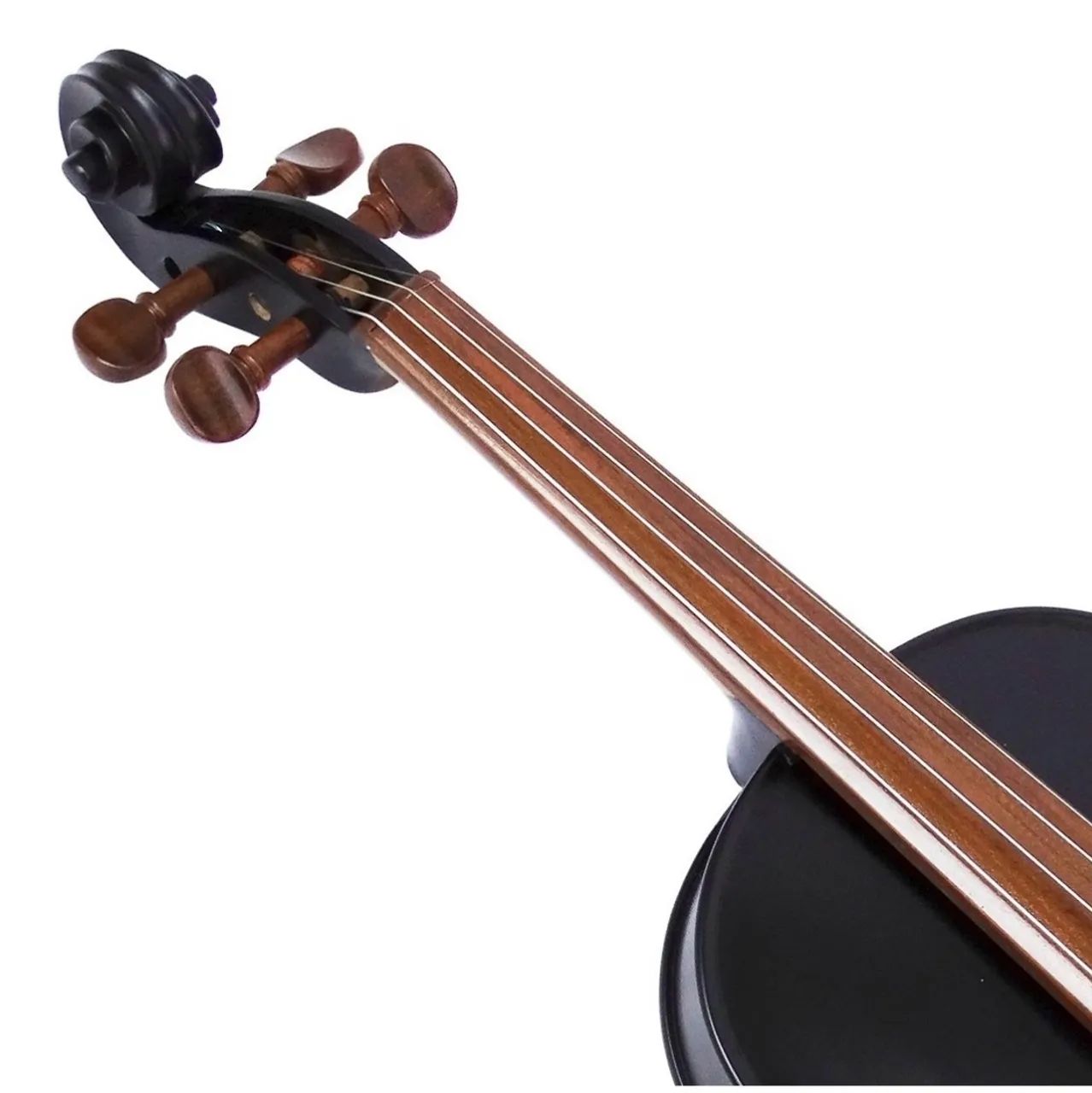 Violino Rolim Especial Preto Fosco 4/4 Preto Acabamento Fosco - Foto 6