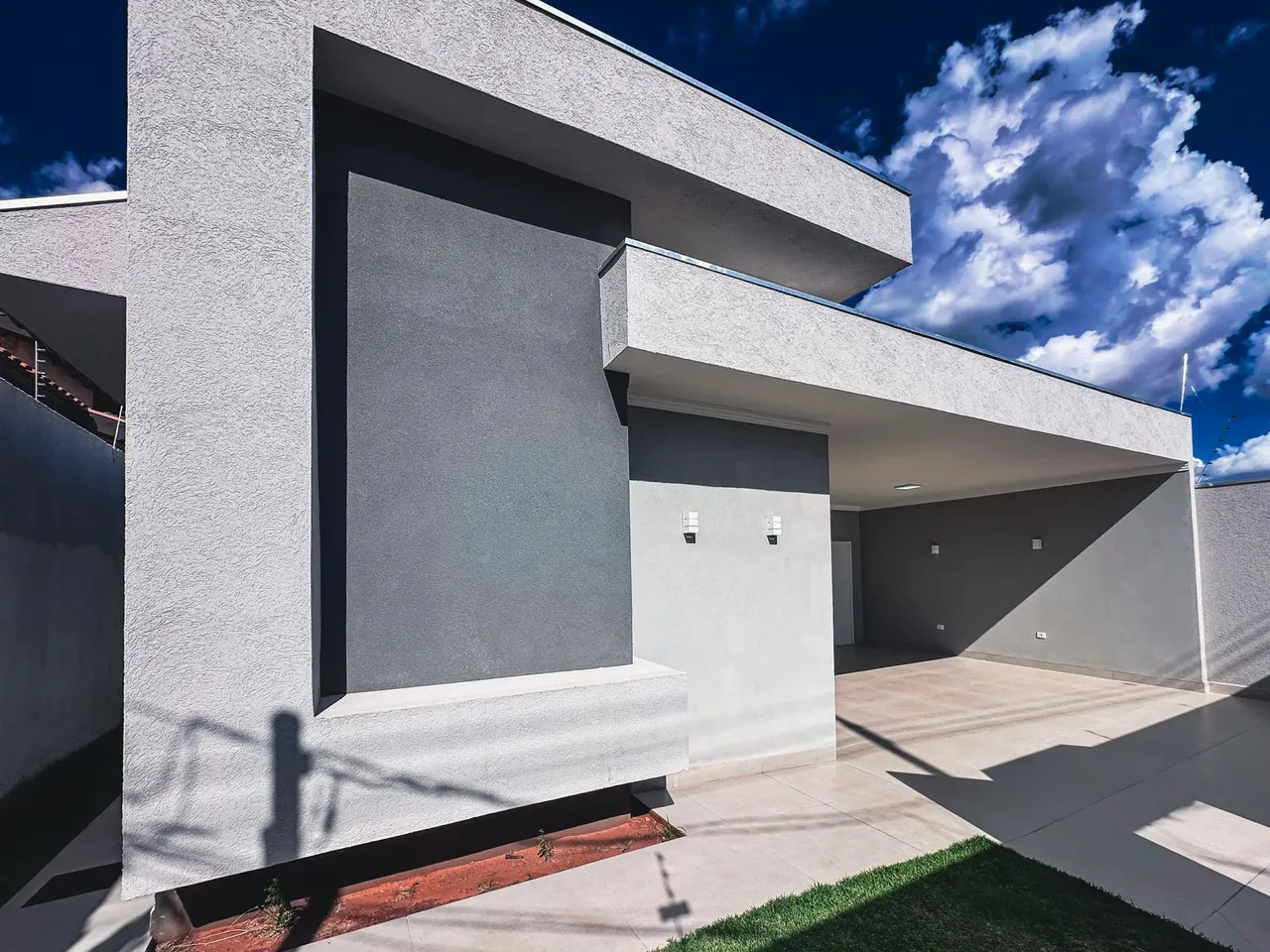 casa terrea com tres suites.