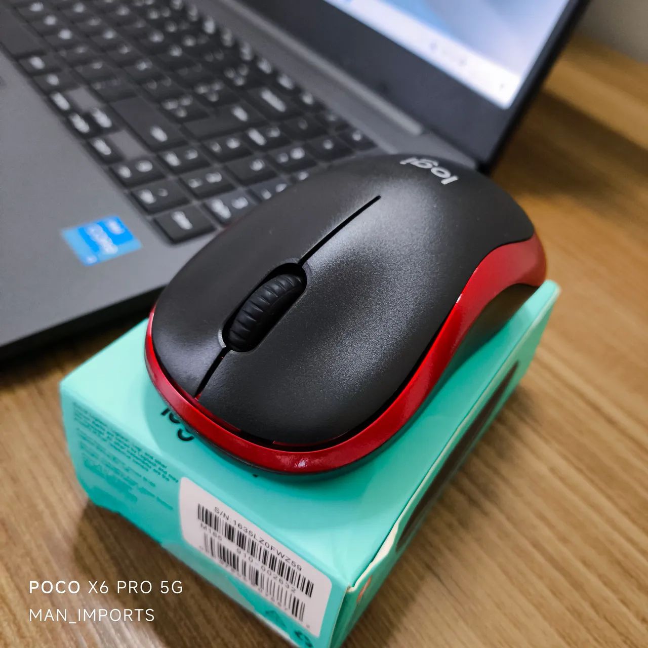 Mouse Logitech M185 - 1000DPI 3 Botões - Novo - Foto 4