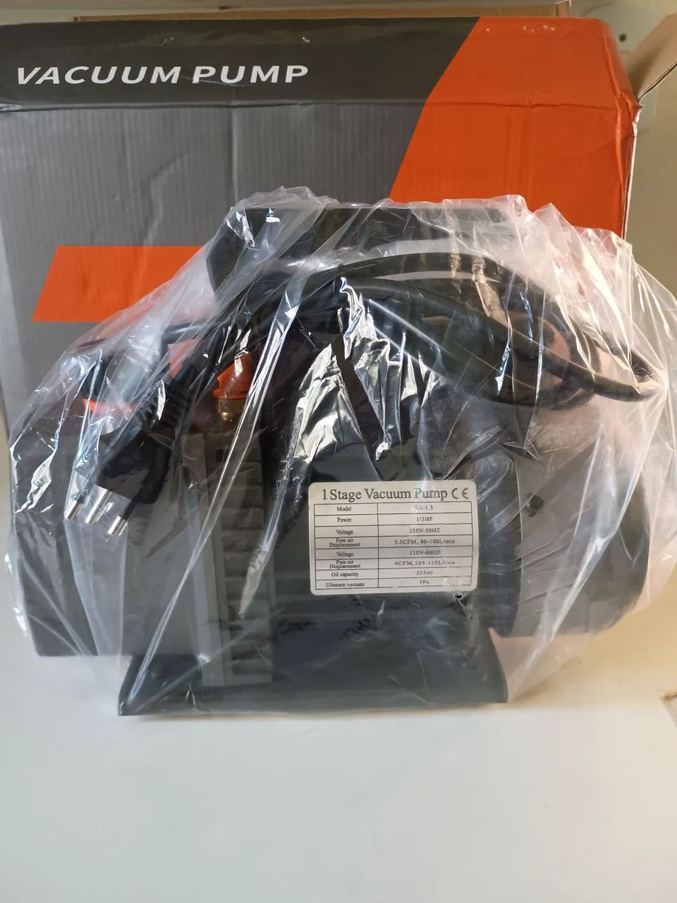 Bomba de vácuo para refrigeração 