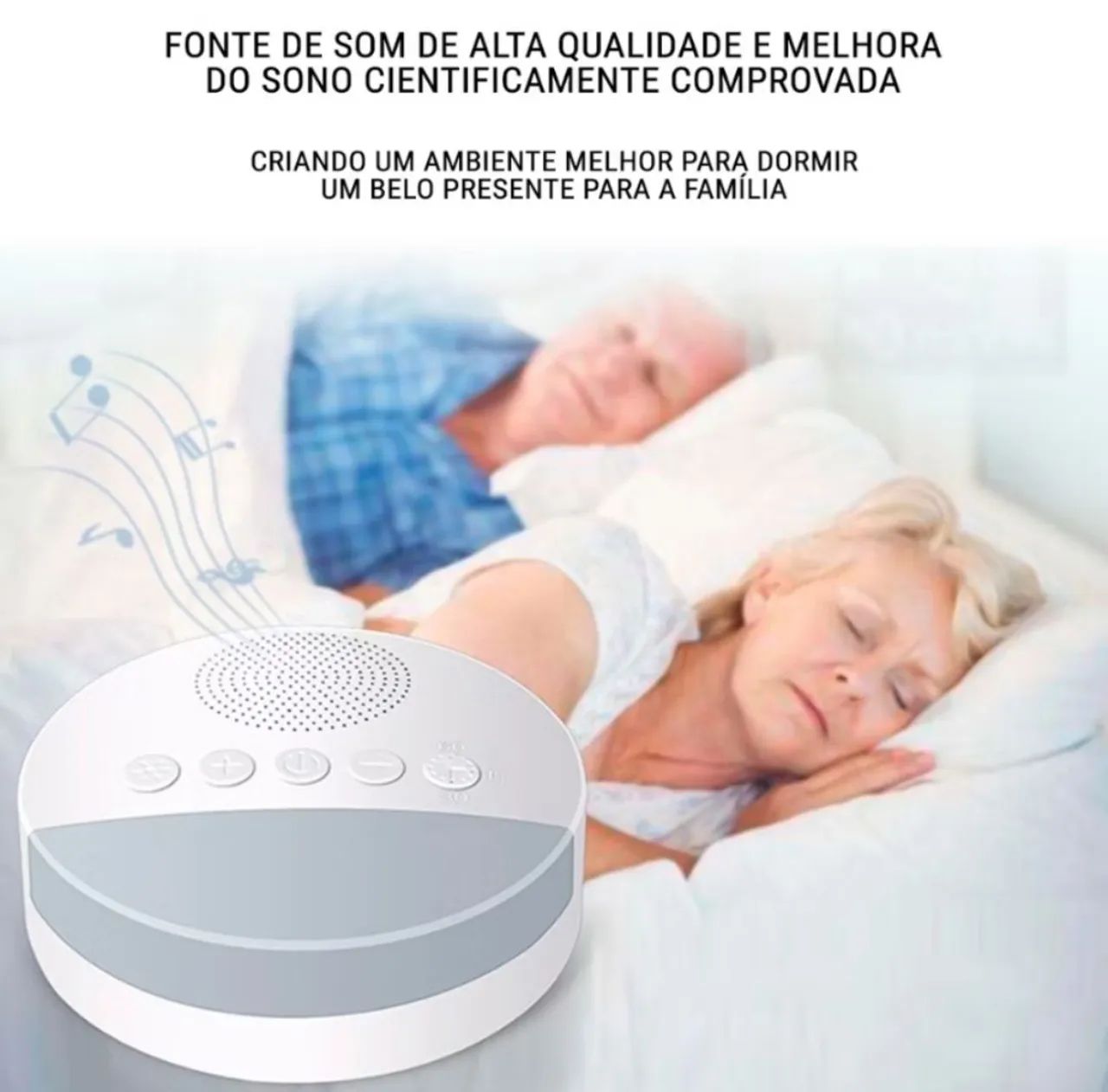 APARELHO DE RUIDO BRANCO CALMANTE - LED AJUSTÁVEL  - Foto 3
