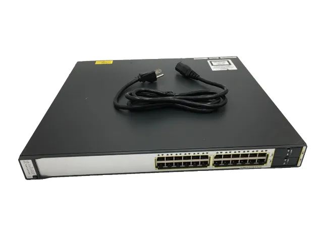 Switch Cisco Catalyst 3750E 24Portas Gigabit Poe 