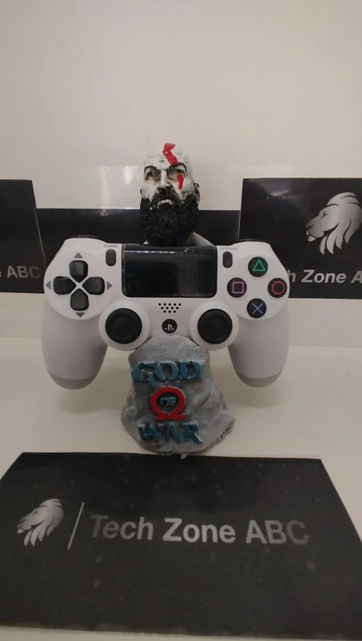 Controle DualShock 4 PS4 Branco - Novo - Foto 5