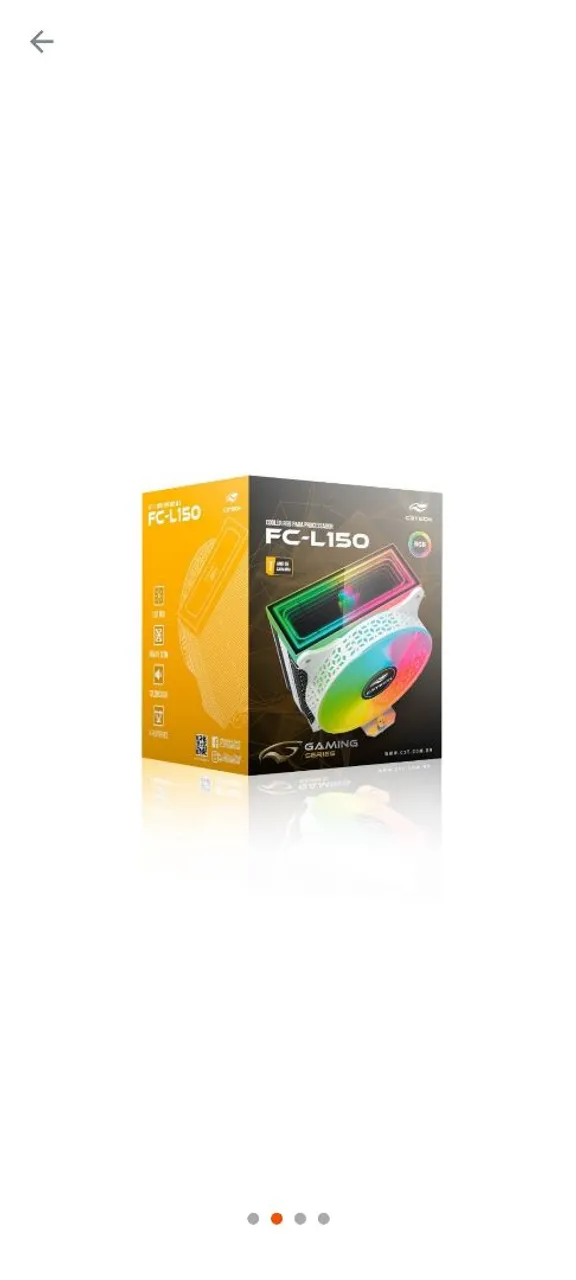 Cooler Para Processador FC-L150 RGB