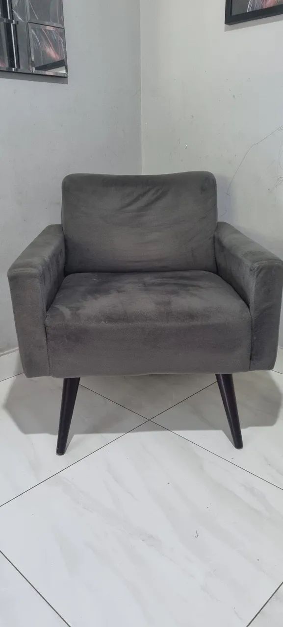 Poltrona decorativa Suede 