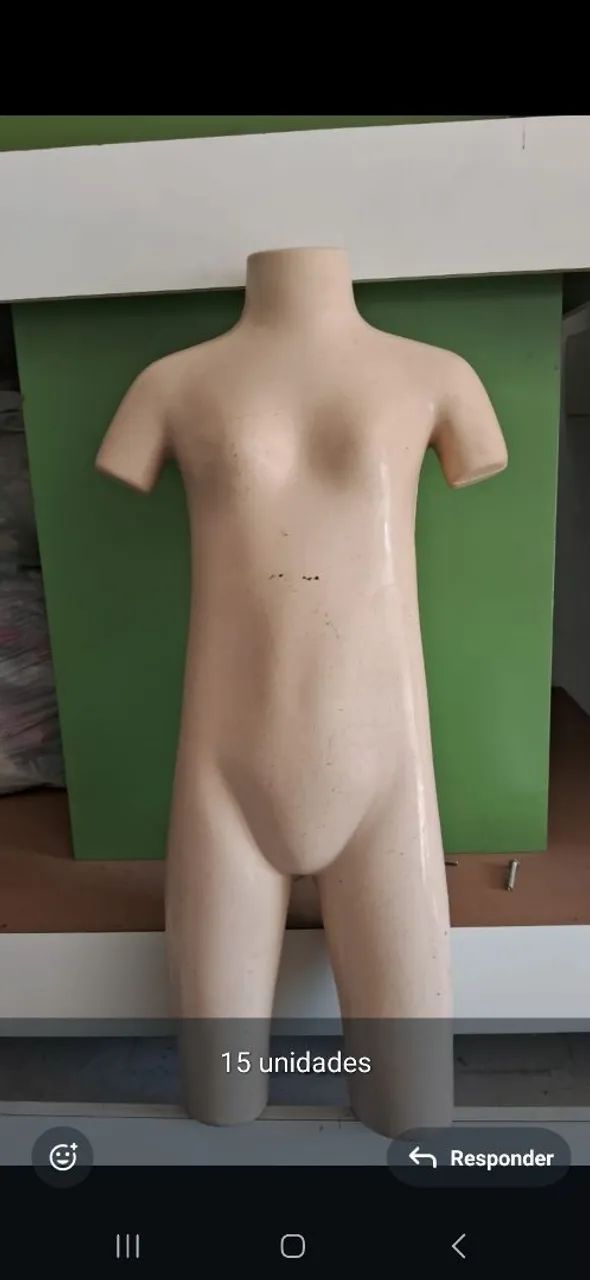 Mannequin Torso Feminino para Bijuterias e tabuleiro 14 unidades bem novo da pra montar um - Foto 4