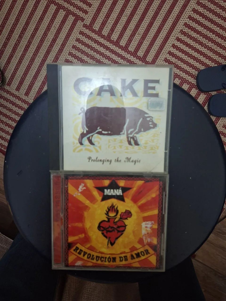 Cds rock Cake e Maná 