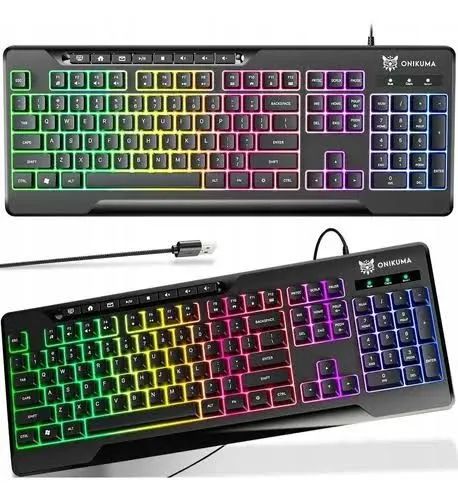Teclado Gamer ONIKUMA com iluminação RGB - Foto 5
