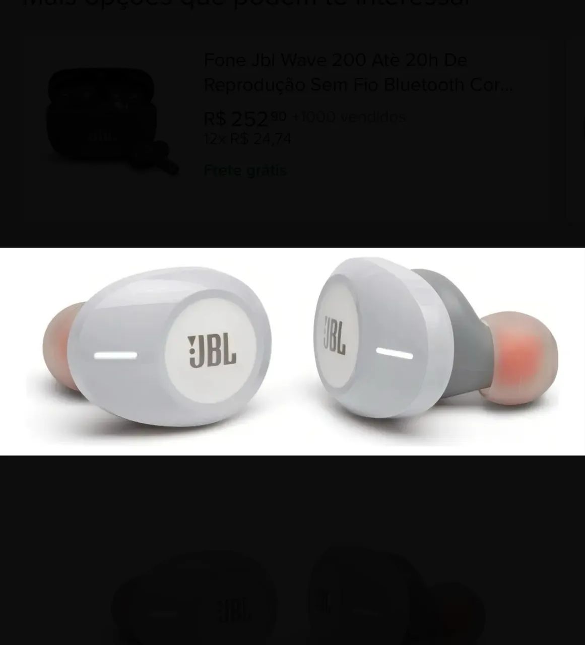 Tune JBL 125 TWS - Branco  - Foto 4