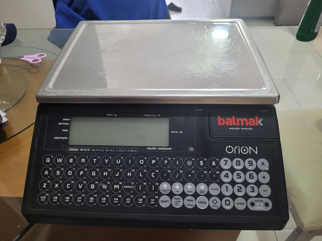 Balança Etiquetadora Balmak Orion 2