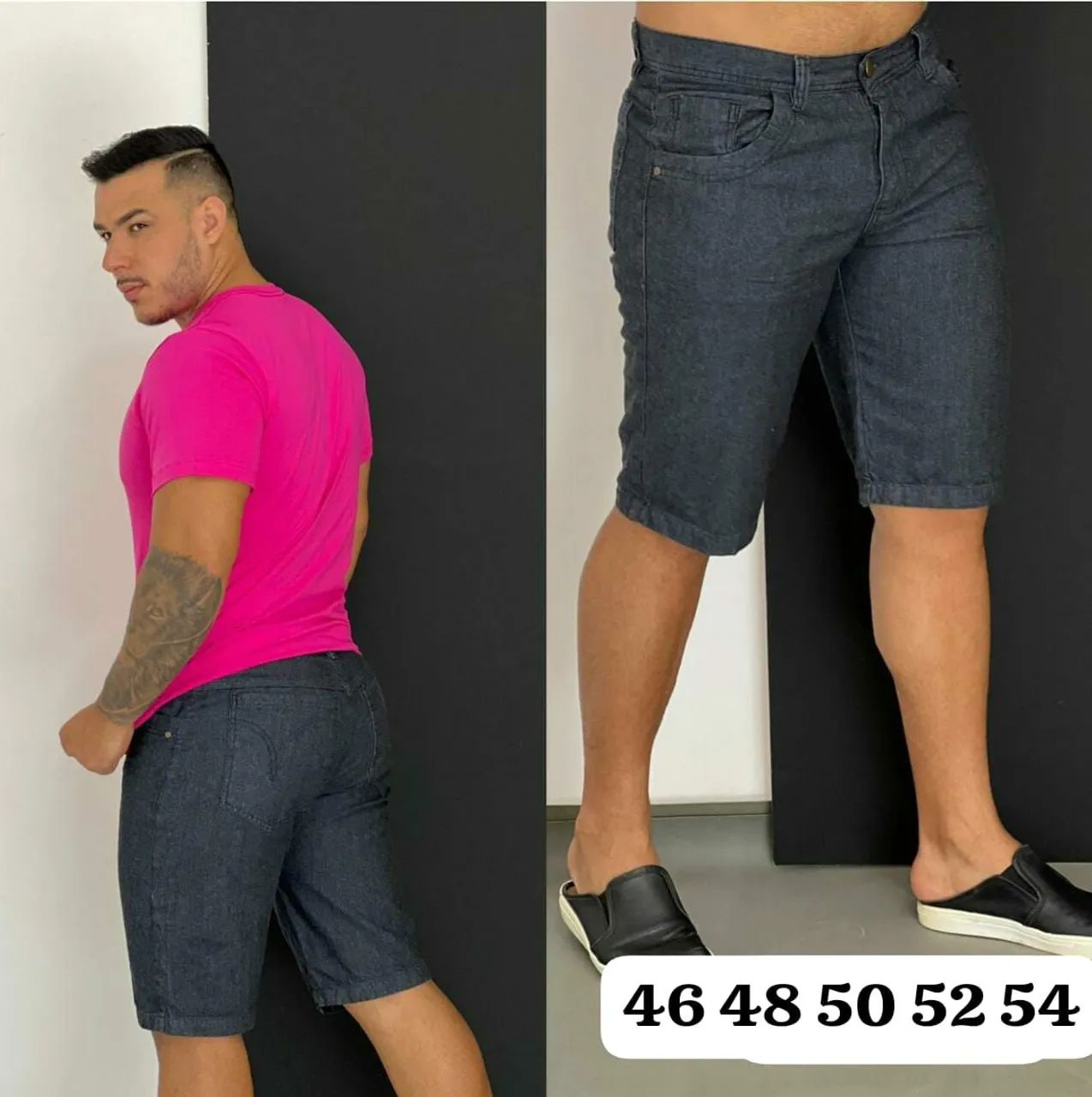 Bermuda jeans _ Plus saze  - Foto 4