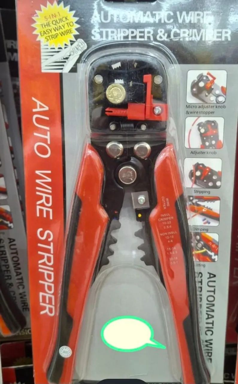 Automátic wire stripper e crimper