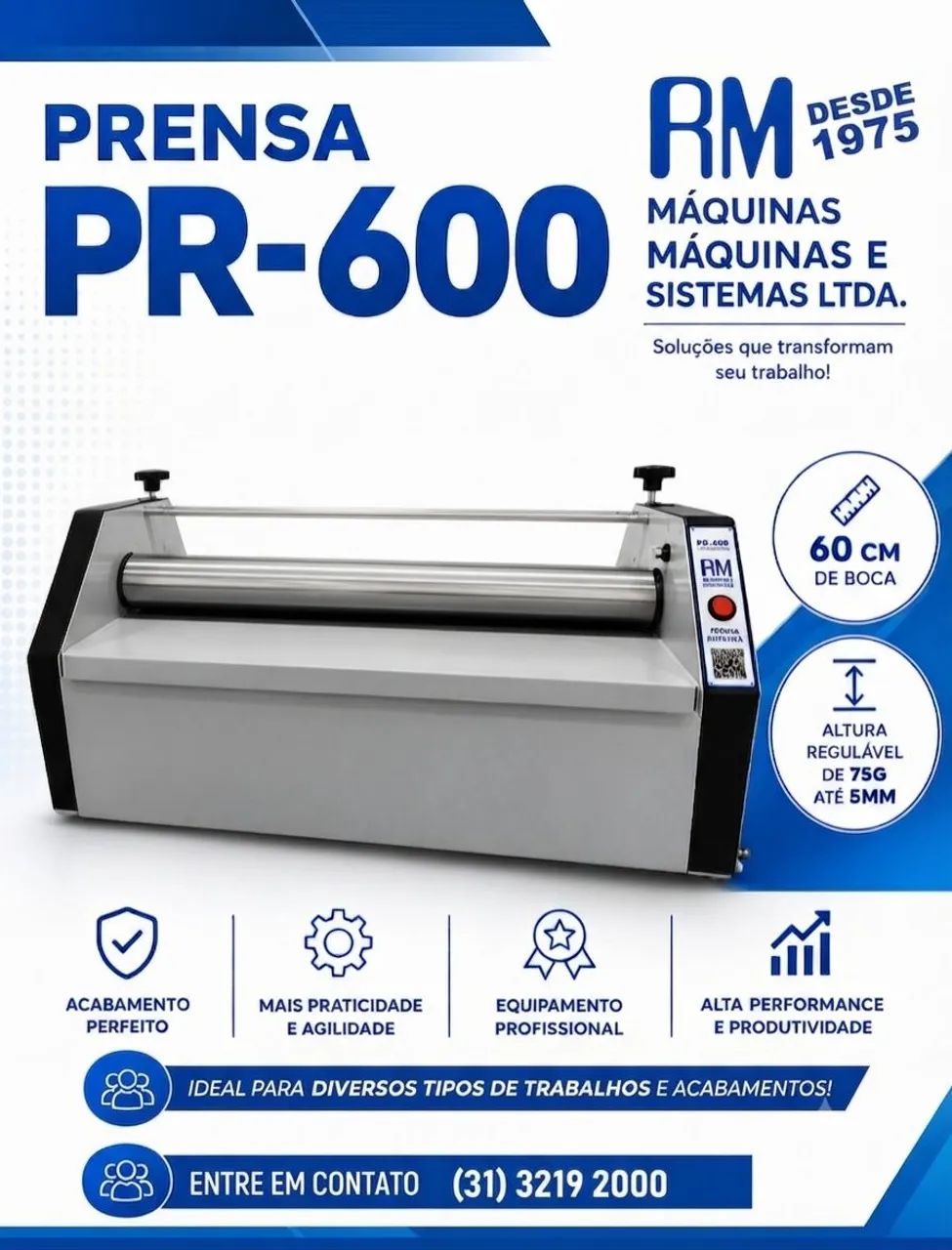 Prensa rotativa profissional pr 600