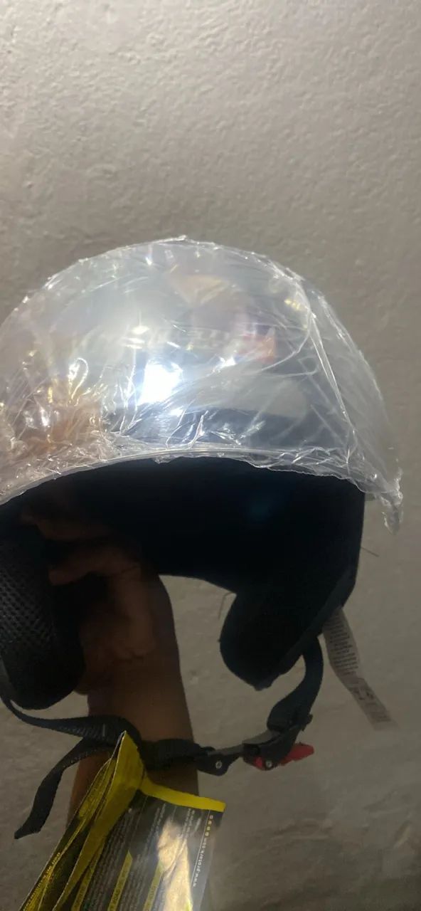 Kit capacete + suporte celular - Foto 3