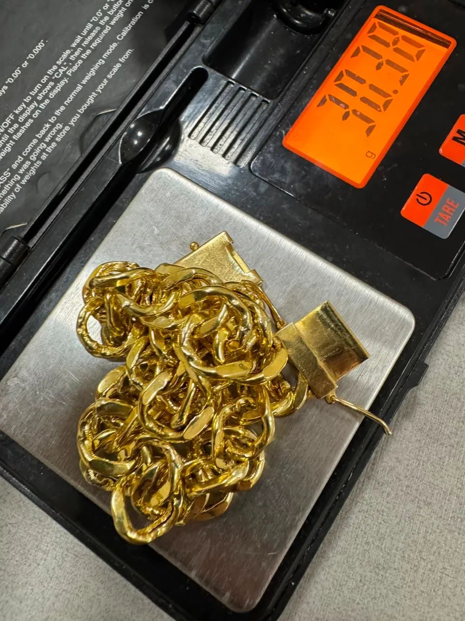 Pulseiras Groumet de ouro 18k procedência garantia eterna - Foto 2
