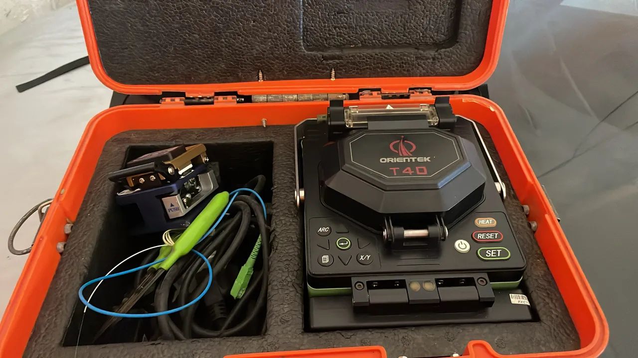 Máquina de emenda fibra óptica  - Foto 5