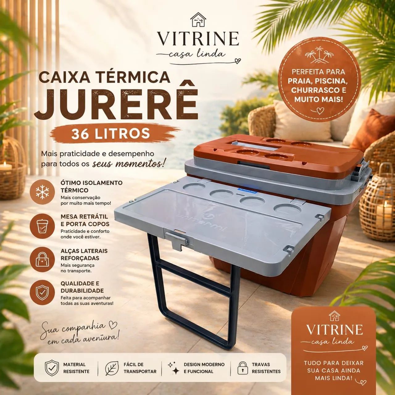 Caixa térmica 36litros - Foto 4