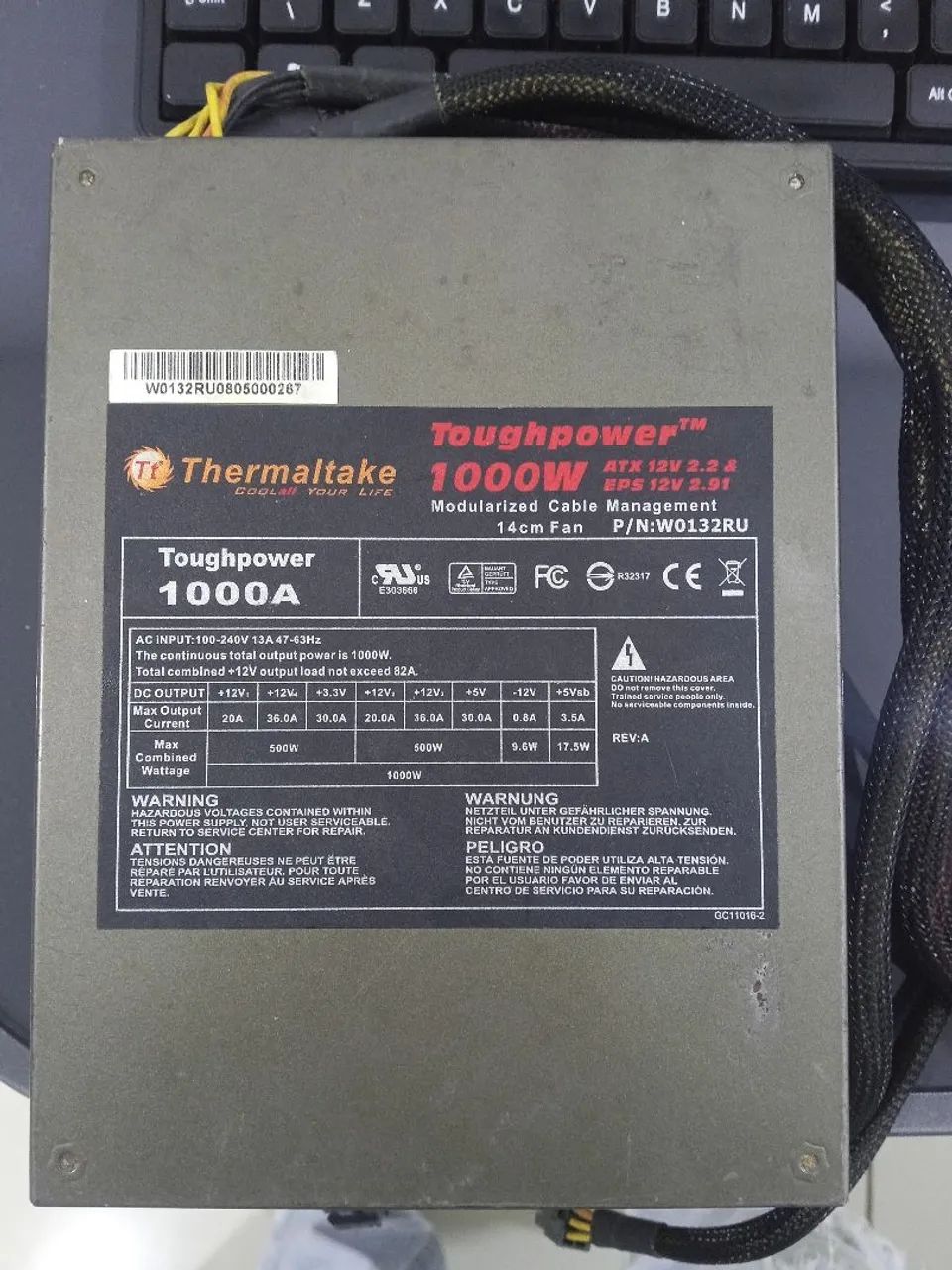Fonte Thermaltake 1000w - Foto 2