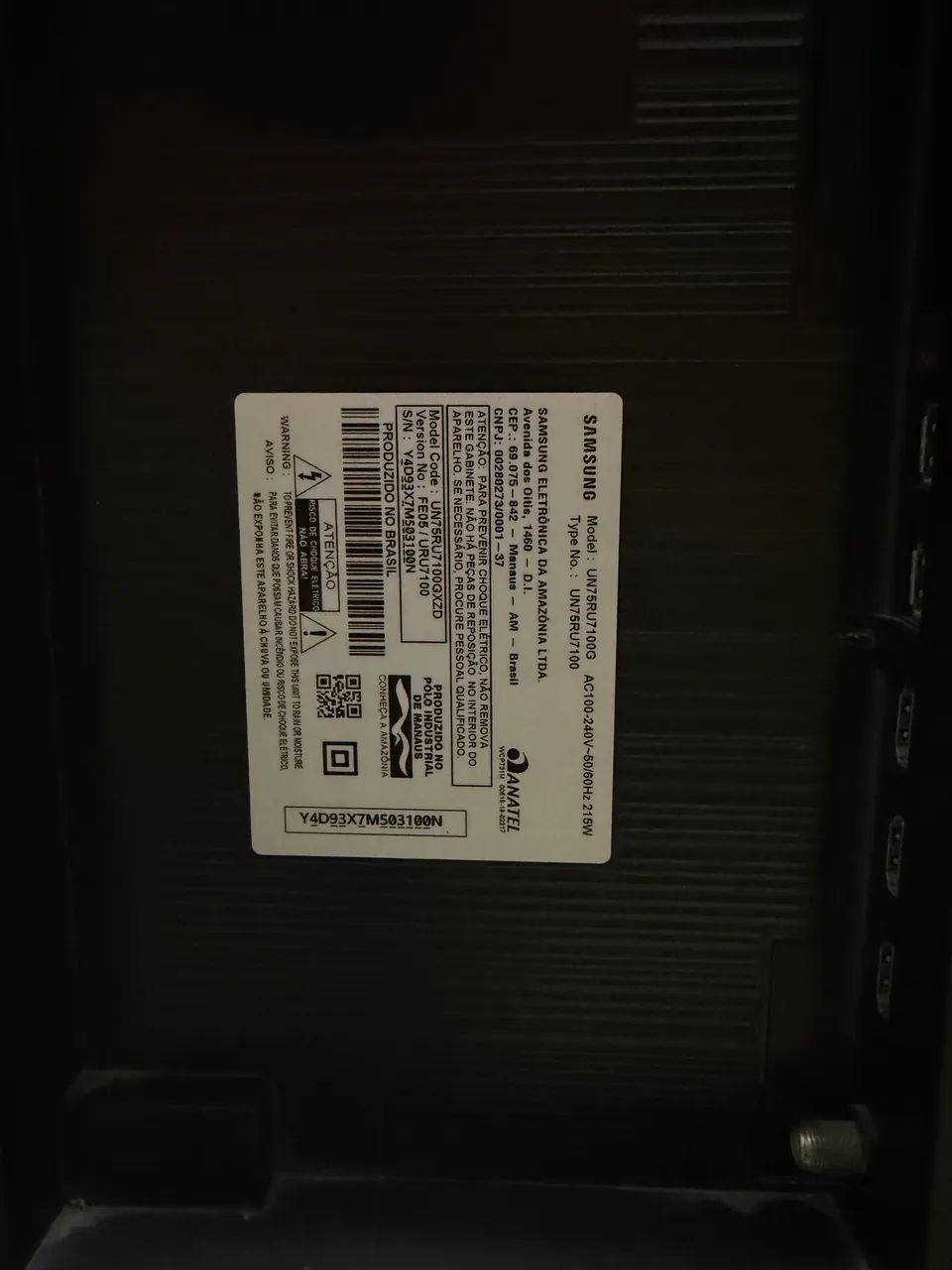 Samrtv Samsung 75? novíssima  - Foto 2