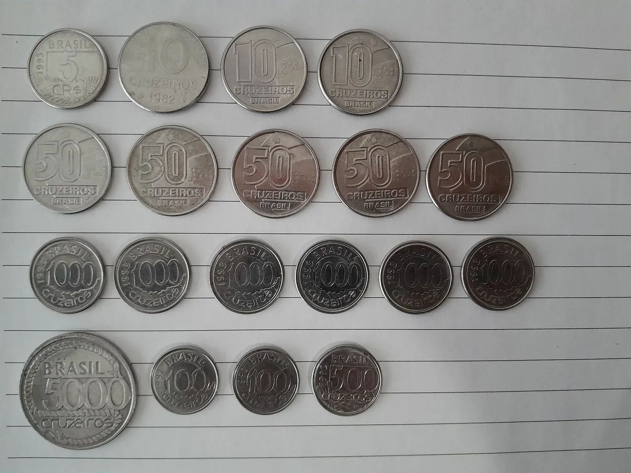 Moedas antigas - Cruzeiros - Foto 3