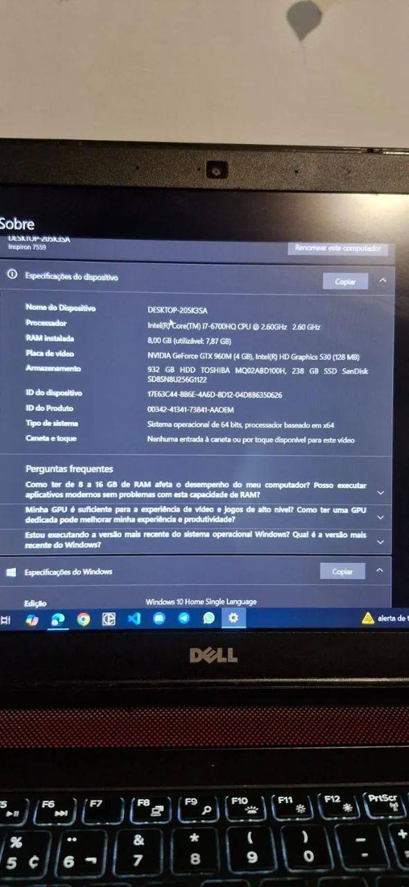 Notebook Gamer Dell Inspiron 7559 - Foto 5
