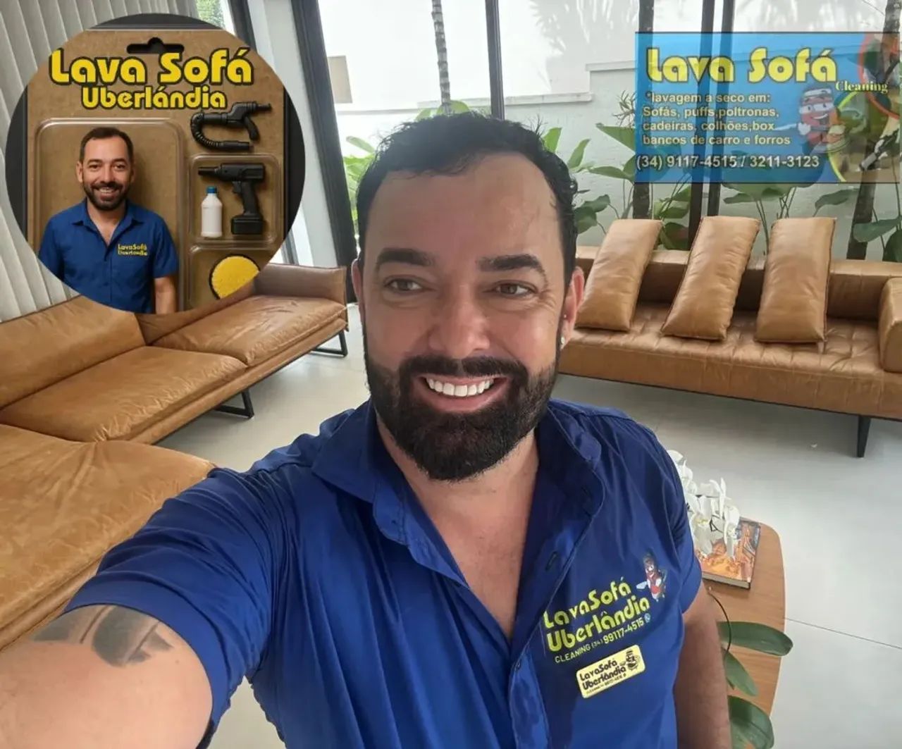 Lava sofá e impermeabilização Uberlândia Cleaning  - Foto 5