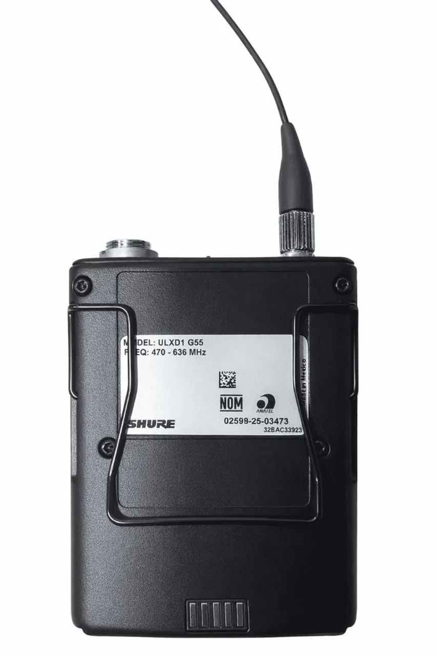 Kit 4 Bodypack ULXD1 G55 470-636MHz LANÇAMENTO SHURE Original Profissional ( Microfone ) 2
