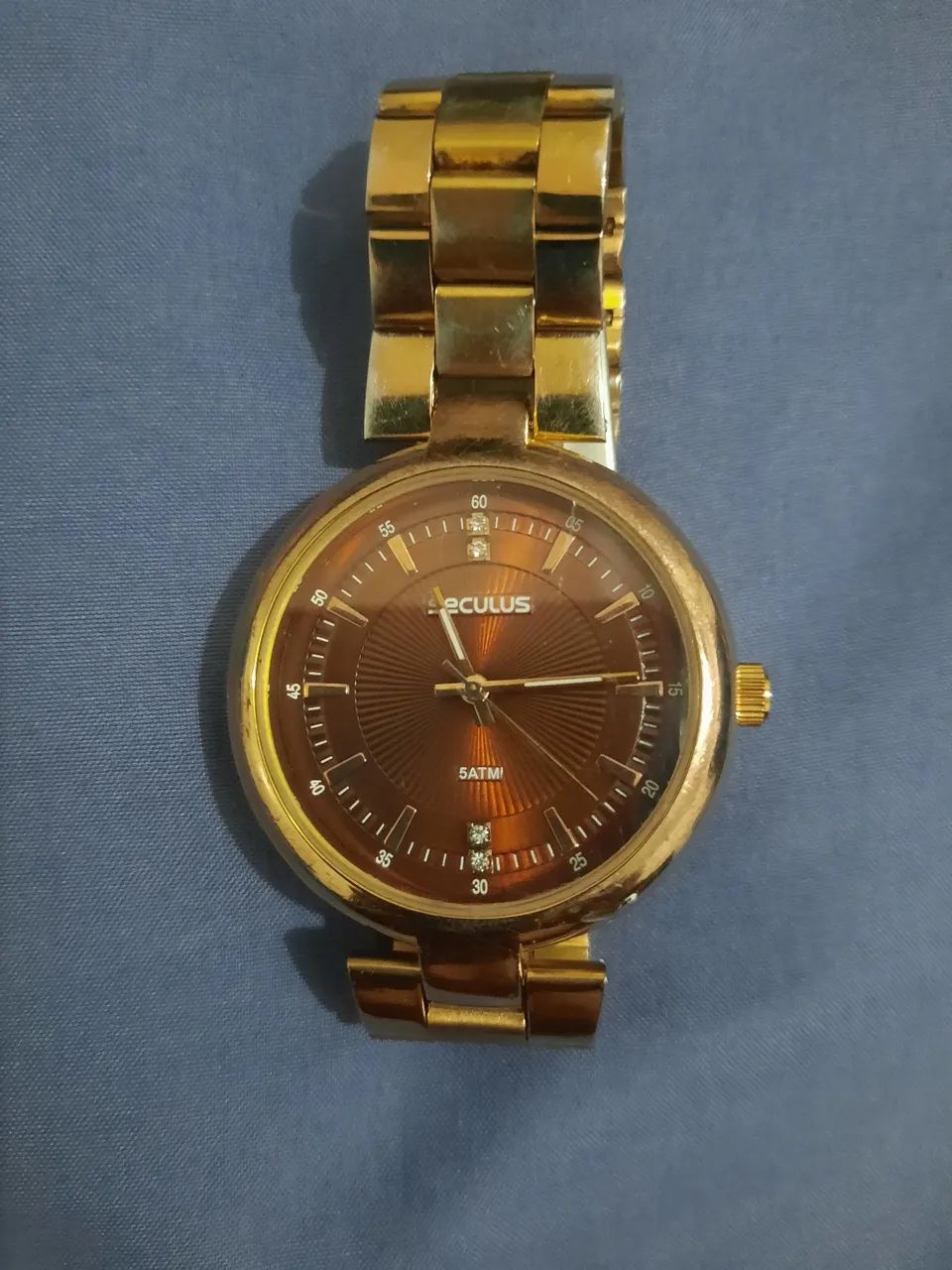 Relógio Seculus feminino bronze original...