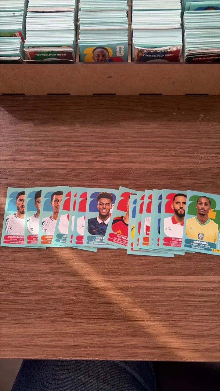 Kit 100 figurinhas da copa sem repetições  - Foto 3